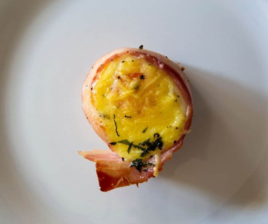 Air Fryer Bacon and Egg Cups  