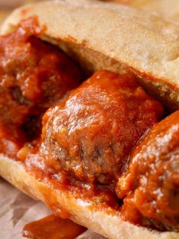 Air Fryer Copycat Subway Meatball Sub Fork To Spoon