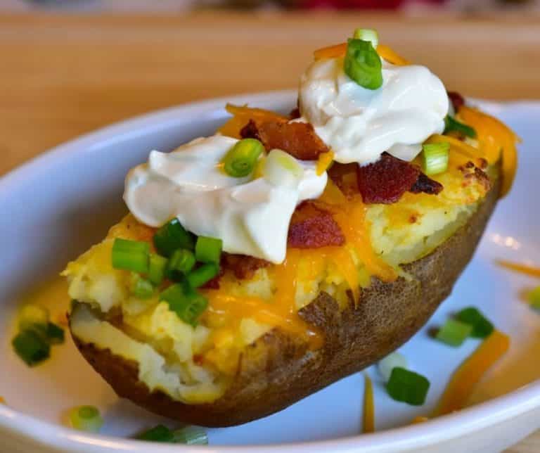 Air Fryer Twice Baked Potato - Fork To Spoon