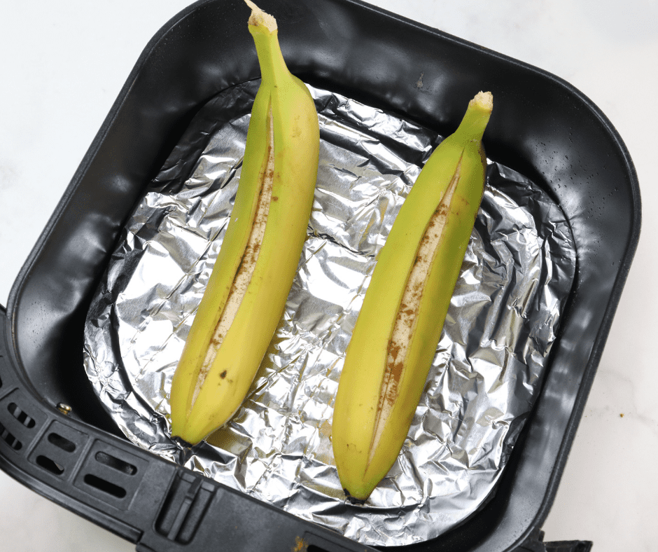 How To Cook Air Fryer Campfire Banana Smores