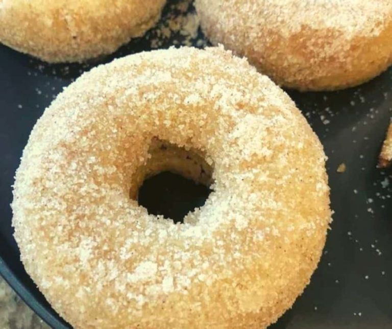 Air Fryer Banana Donuts Fork To Spoon