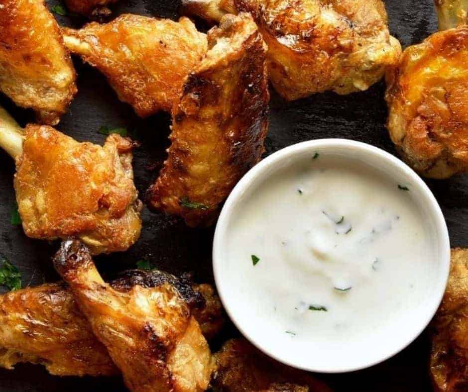 Air Fryer Salt & Vinegar Chicken Wings