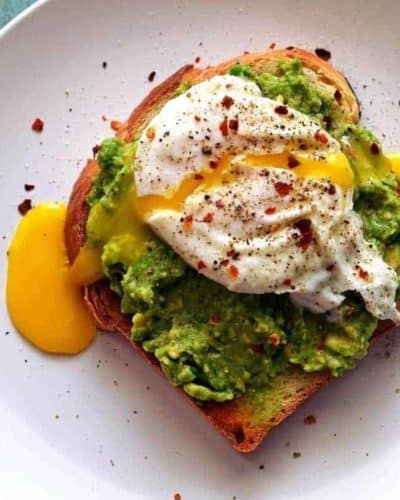 Air Fryer Avocado Toast With Egg