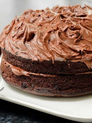 Air Fryer Homemade Devil's Food Cake