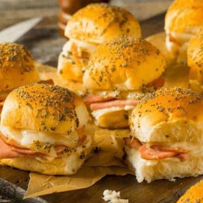 Air Fryer Hawaiian Ham and Cheese Sliders
