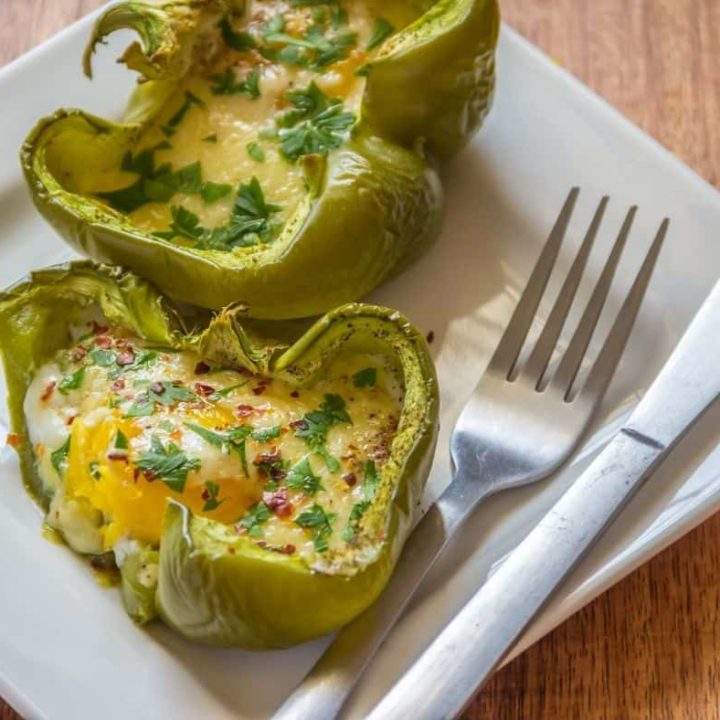 Air Fryer Breakfast Stuffed Peppers-image