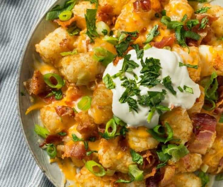 Air Fryer Loaded Tater Tots