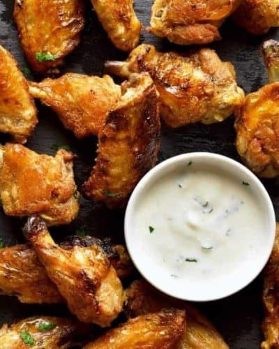 Air Fryer Salt & Vinegar Chicken Wings