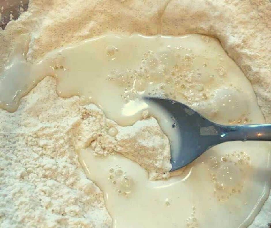 Mix Flour, Baking Powder and Salt in a Bowl