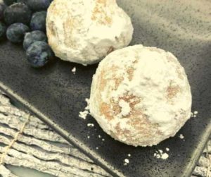 Air Fryer Blueberry Filled Donut Holes