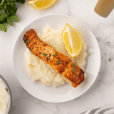 Air Fryer Brown Sugar Glazed Salmon