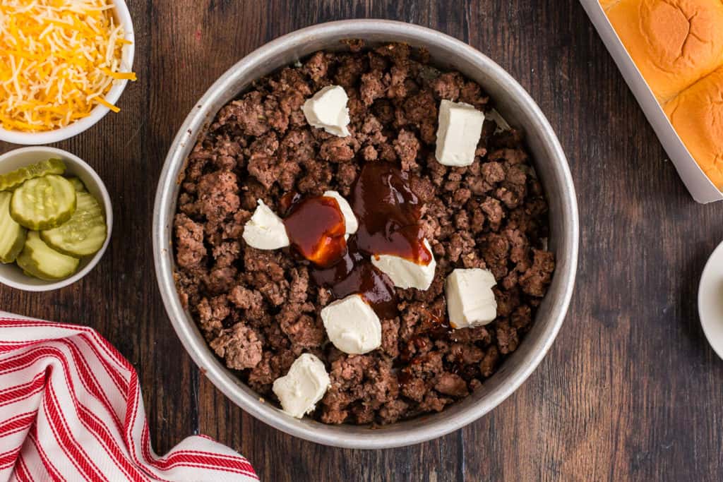 Air Fryer Cheeseburgers Cooked Meat