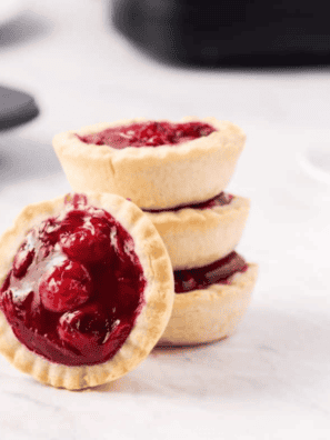 "Discover how to make delicious Air Fryer Cherry Tarts with a golden, flaky crust and sweet cherry filling. A quick and easy dessert that's perfect for any occasion!"