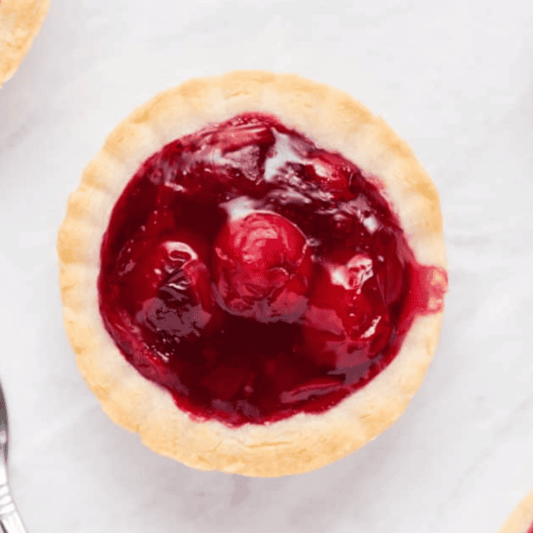 Golden, flaky Air Fryer Cherry Tarts filled with sweet cherry filling, baked to perfection.