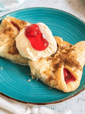 Air Fryer Cherry Turnovers