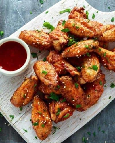 Air Fryer Chinese Salt and Pepper Chicken Wings