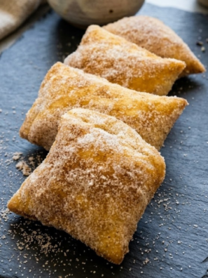 Air Fryer Cinnamon Churro Bites (Easy 10-Minute Puff Pastry Recipe)