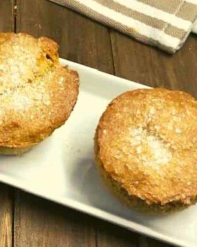 Air Fryer Maple Brown Sugar Oatmeal Muffins