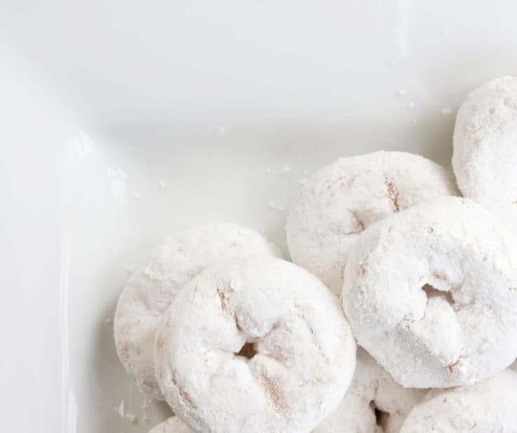 Air Fryer Powdered Sugar Donuts