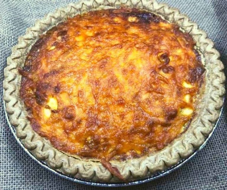 Air Fryer Three Cheese Quiche - Fork To Spoon