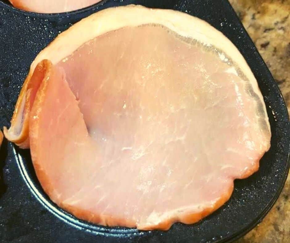 Canadian Bacon In Muffin Tin