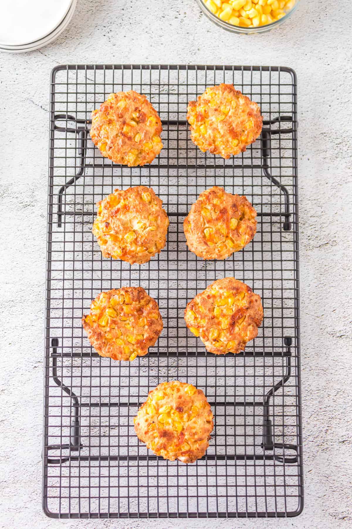 Air Fryer Corn Fritters Fork To Spoon