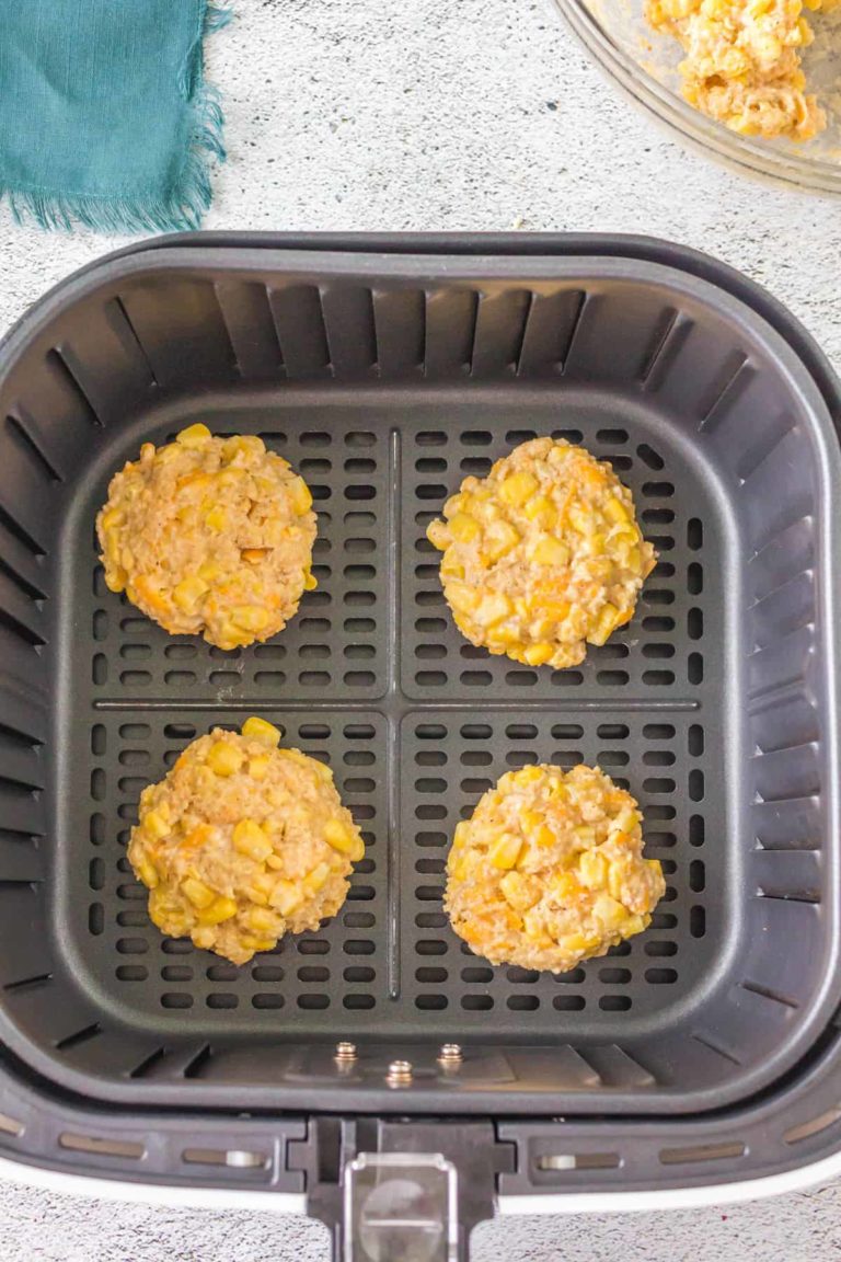 Air Fryer Corn Fritters Fork To Spoon