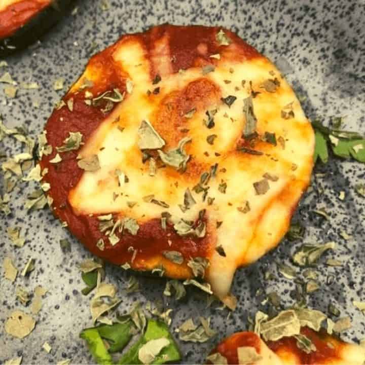 Air Fryer Zucchini Pizza Bites Fork To Spoon