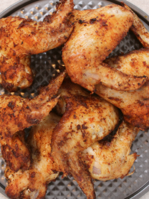 Air Fryer Dry Rubbed Chicken Wings