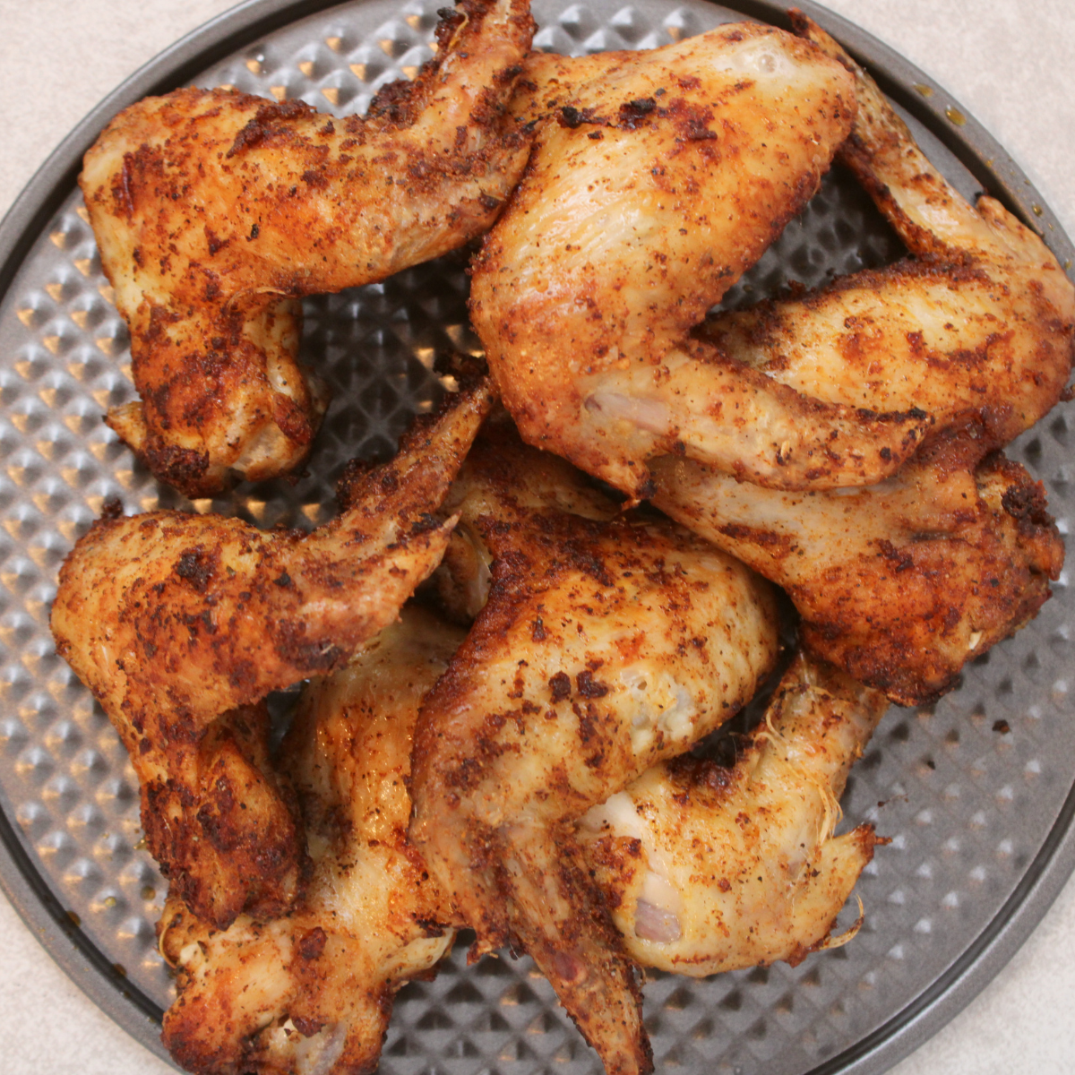 Air Fryer Dry Rubbed Chicken Wings