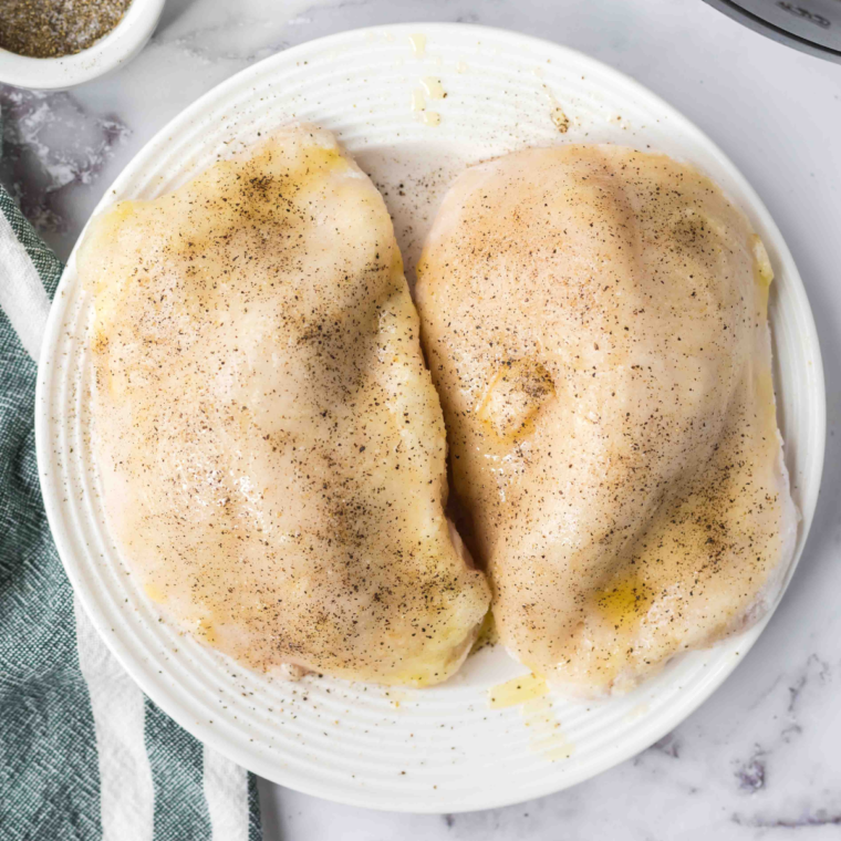 Air Fryer Frozen Chicken Breasts (3)