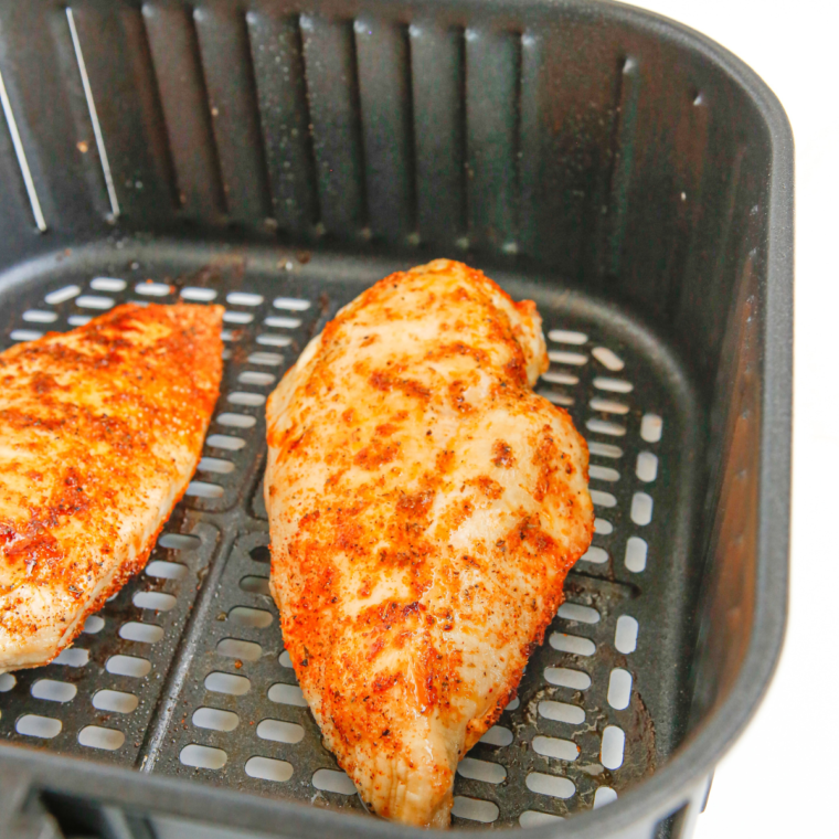 Air Fryer Frozen Chicken Breasts