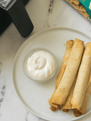 Air Fried Taquitos are a great and easy appetizer, snack, or lunch that you can easily prepare in the Air Fryer in minutes!
