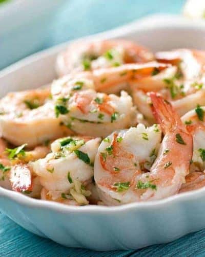 Air Fryer Garlic Herb Shrimp