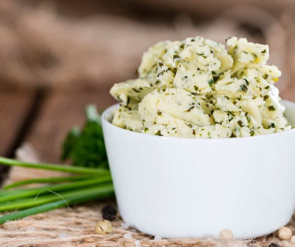 Herb Butter in Bowl