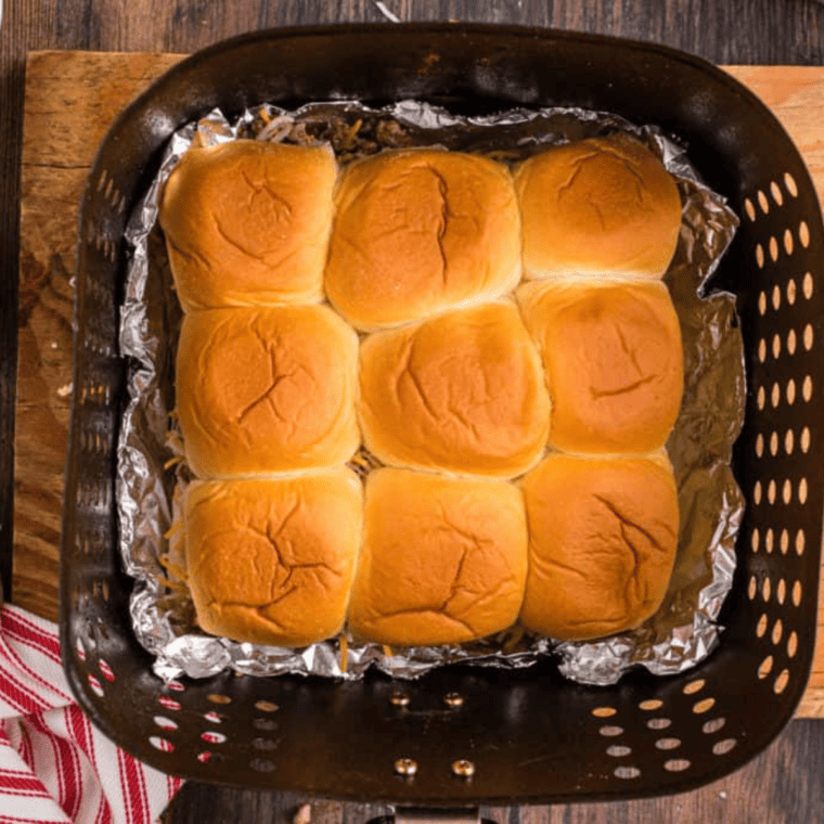 Air Fryer Loose Meat Sandwiches