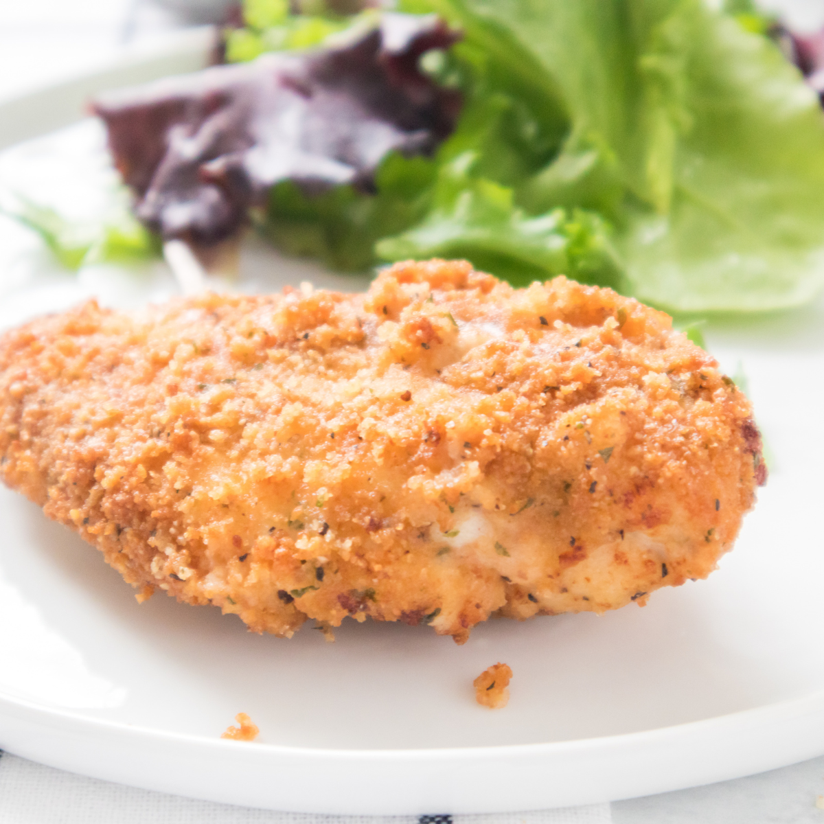 Air Fryer Parmesan Crusted Chicken Breast - Fork To Spoon