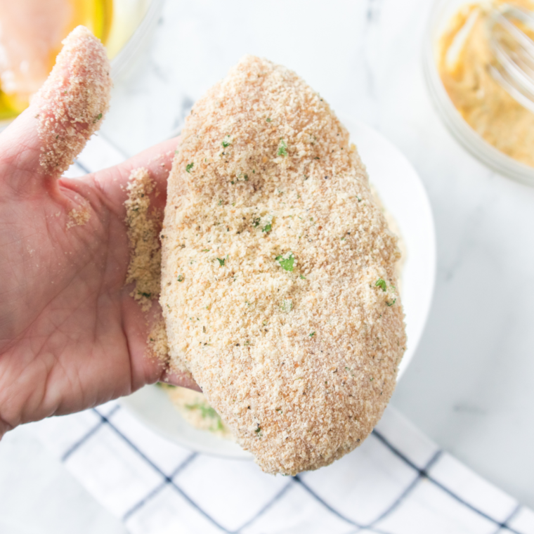 How To Make Parmesan Crusted Chicken Breast in Air Fryer