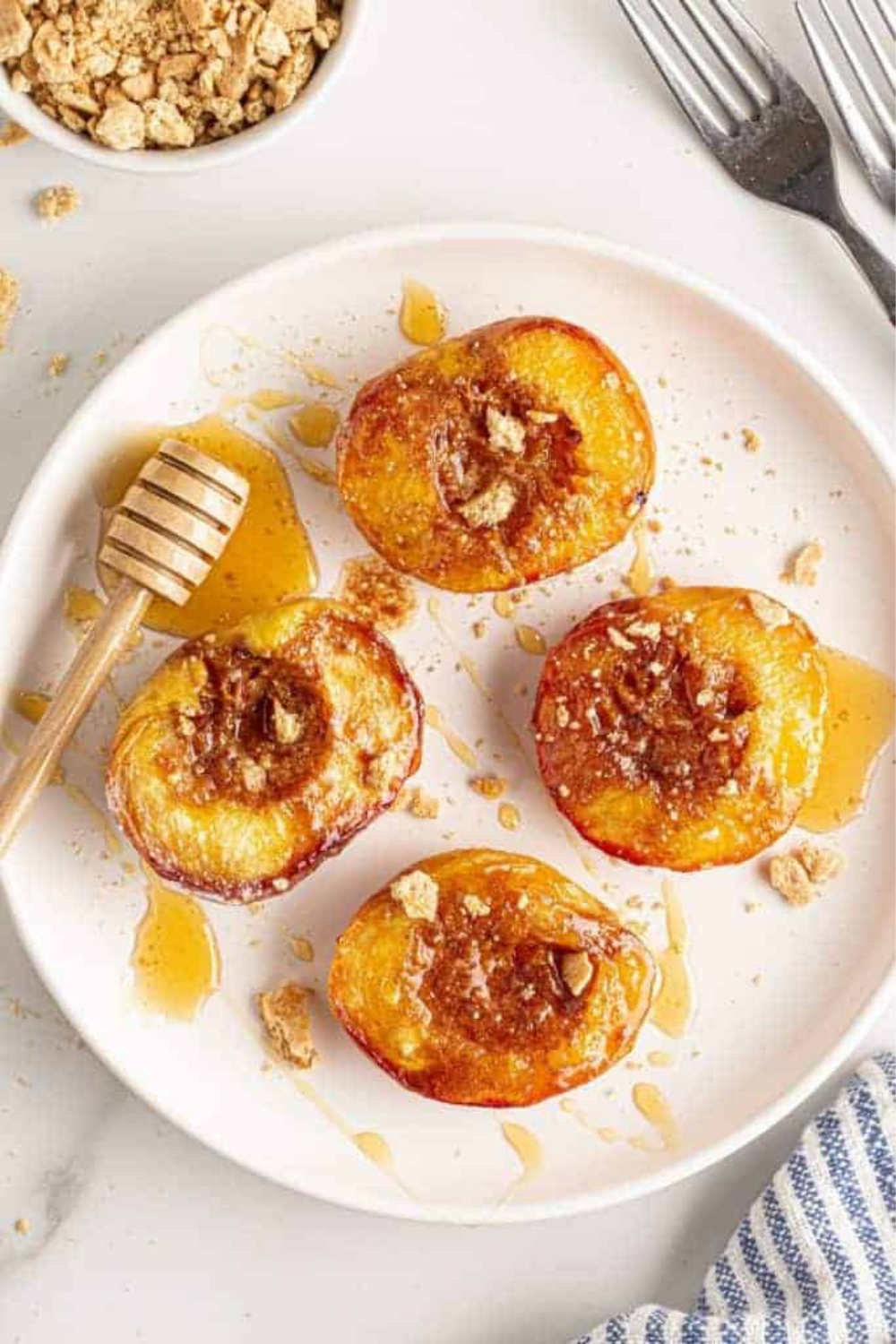 Air Fryer Peaches