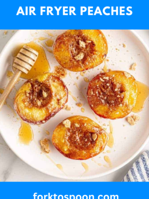 Air Fryer Peaches