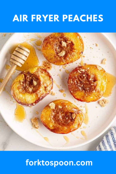 Air Fryer Peaches