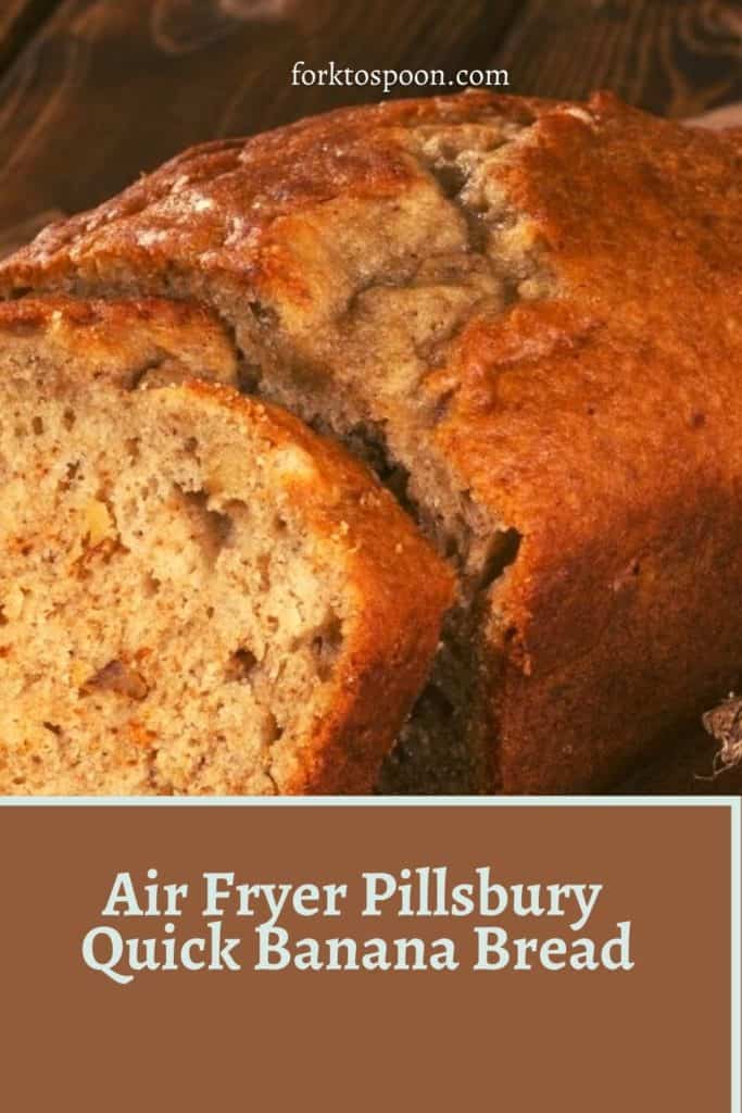 There is nothing better than a quick bread for breakfast. These are truly one of my favorites; today, I made an Air Fryer Pillsbury Quick Banana Bread. 