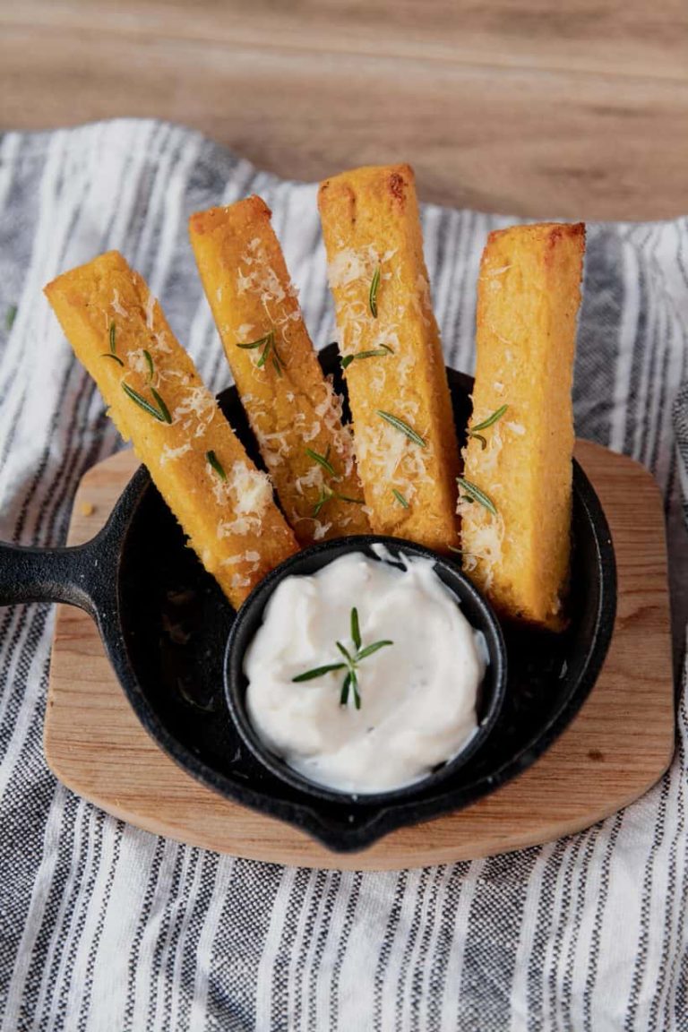 Air Fryer Polenta Fries Fork To Spoon