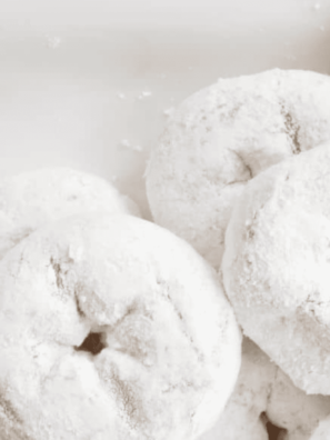 Air Fryer Powdered Sugar Donuts