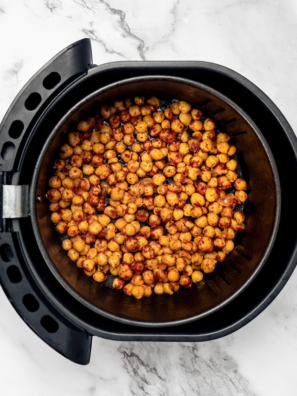 Air Fryer Ranch Roasted Chickpeas