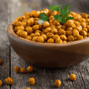 Air Fryer Ranch Roasted Chickpeas