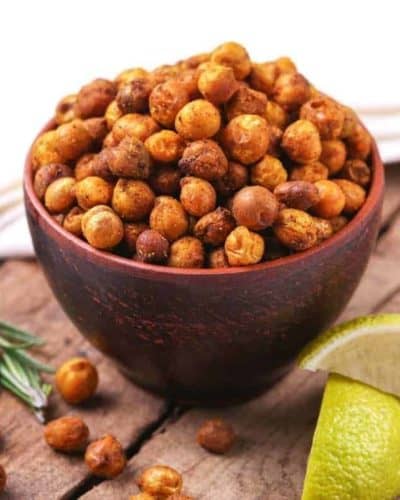 Air Fryer Salt and Vinegar Chickpeas