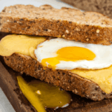 Air Fryer Sausage, Bacon, and Egg Sandwich