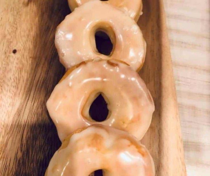 Air Fryer Glazed Biscuit Donuts Fork To Spoon