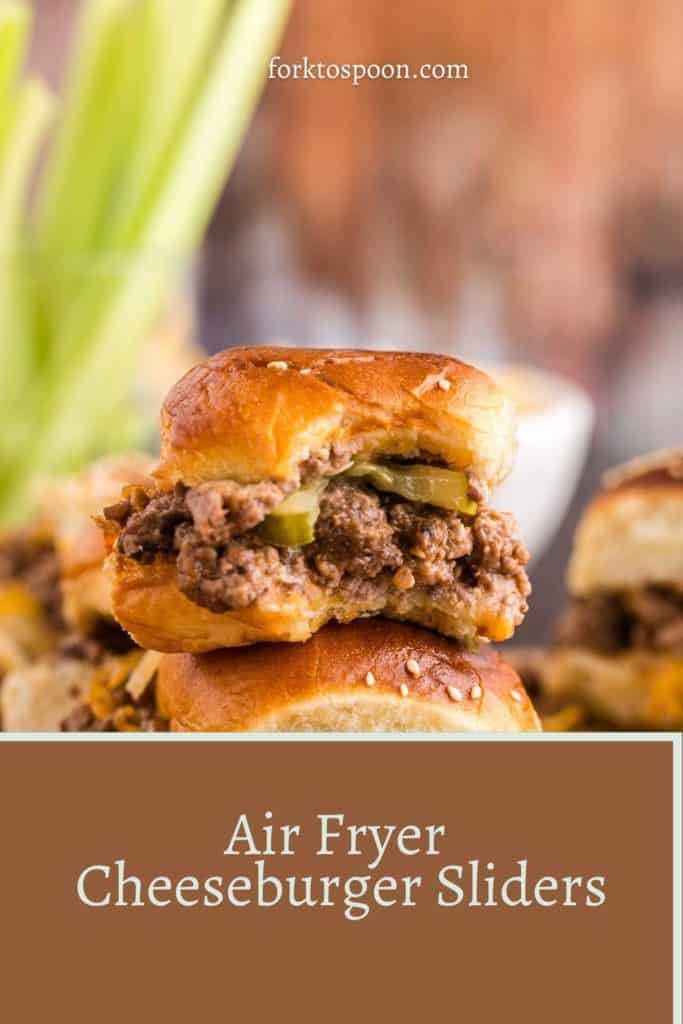 Air Fryer Cheeseburger Sliders